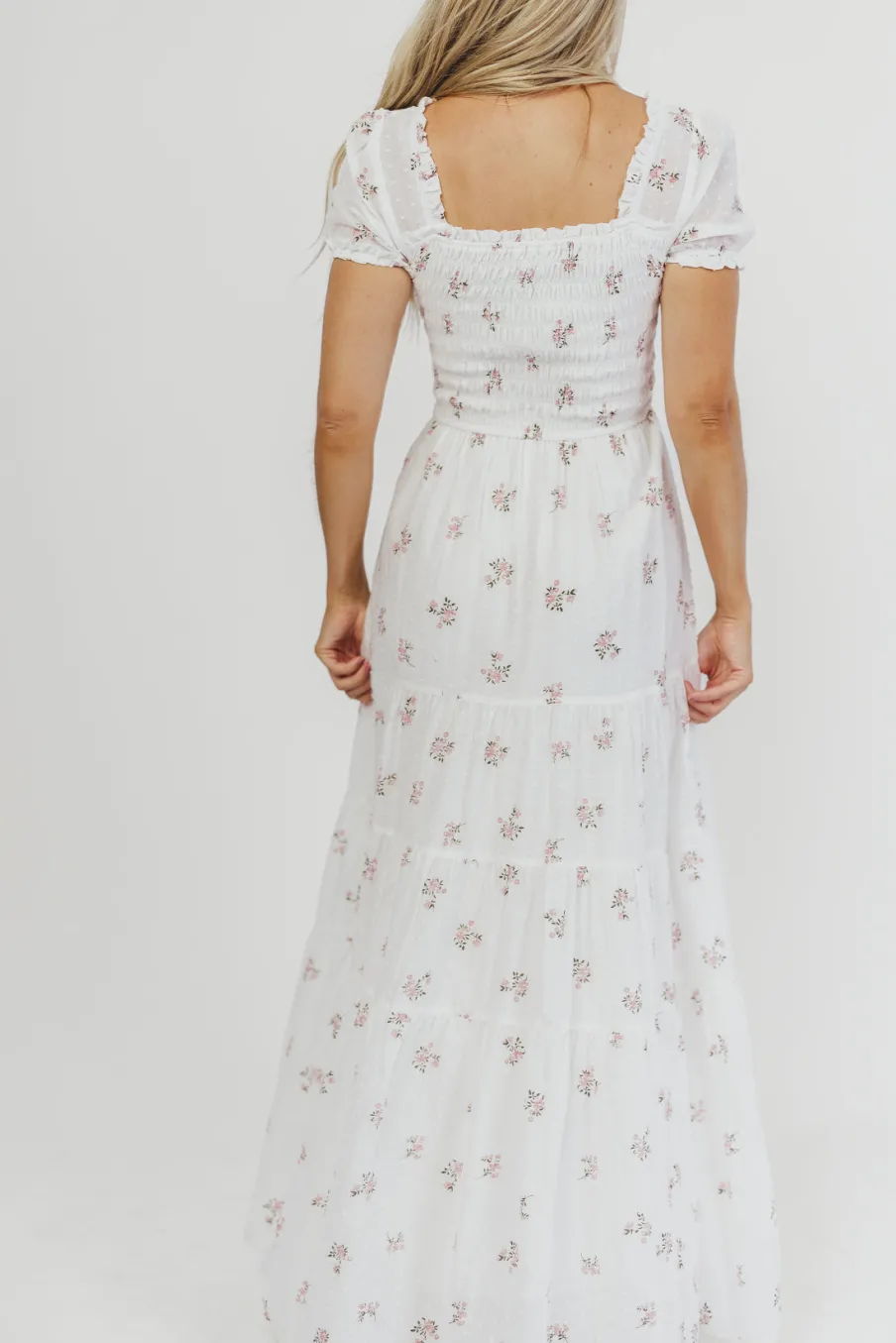 Fashion Worth Collective Harper Worth Maxi Dress in Pink Floral - Bump Friendly ($40 off This W