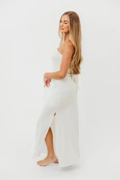 Best Worth Collective Heaven-Sent Maxi Dress in Ivory