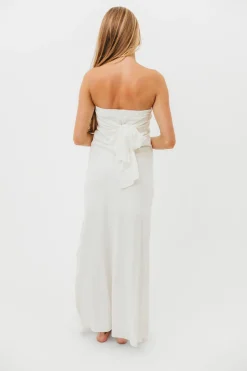Best Worth Collective Heaven-Sent Maxi Dress in Ivory