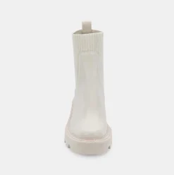 Fashion Worth Collective Hoven H2O Boots in Ivory Leather