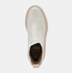 Fashion Worth Collective Hoven H2O Boots in Ivory Leather
