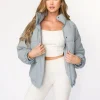 Sale Worth Collective Jasmine Oversized Puffer Jacket in Iceberg