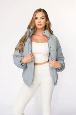 Sale Worth Collective Jasmine Oversized Puffer Jacket in Iceberg