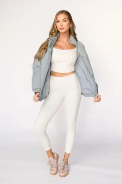 Sale Worth Collective Jasmine Oversized Puffer Jacket in Iceberg