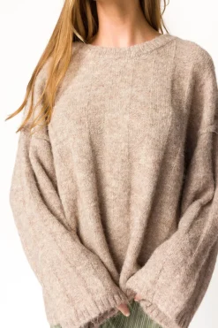 Clearance Worth Collective Jesse Pullover in Light Brown