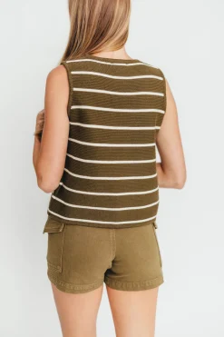 Best Worth Collective Joann Cargo Short in Olive