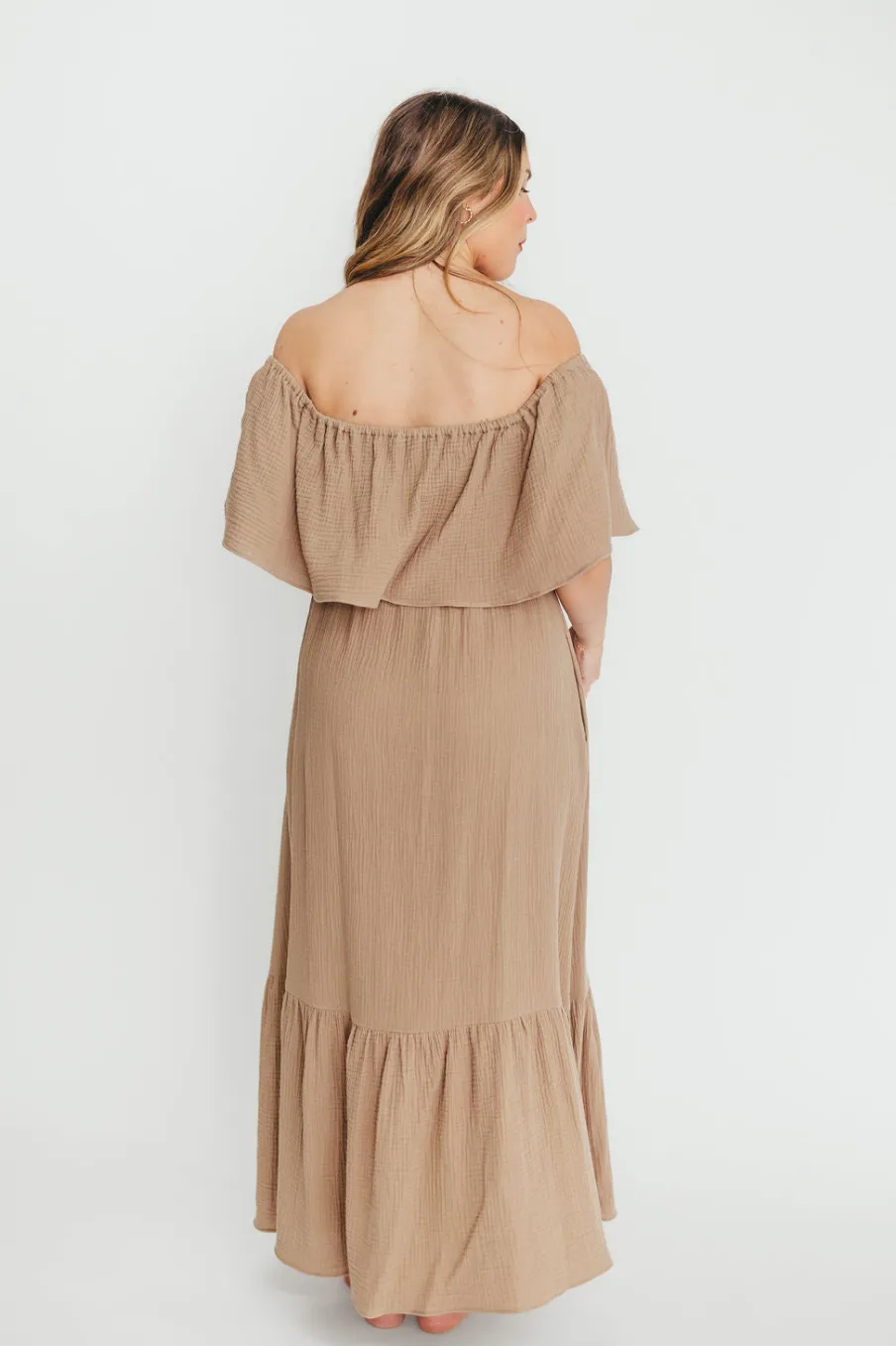Sale Worth Collective Josie 100% Cotton Maxi Dress in Dry Thyme - Bump & Nursing Friendly
