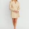 Best Worth Collective Kesari Blazer Mini Dress in Butter