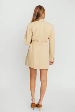 Best Worth Collective Kesari Blazer Mini Dress in Butter