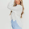 Online Worth Collective Lakin Soft Overfit Shirts in Off-White