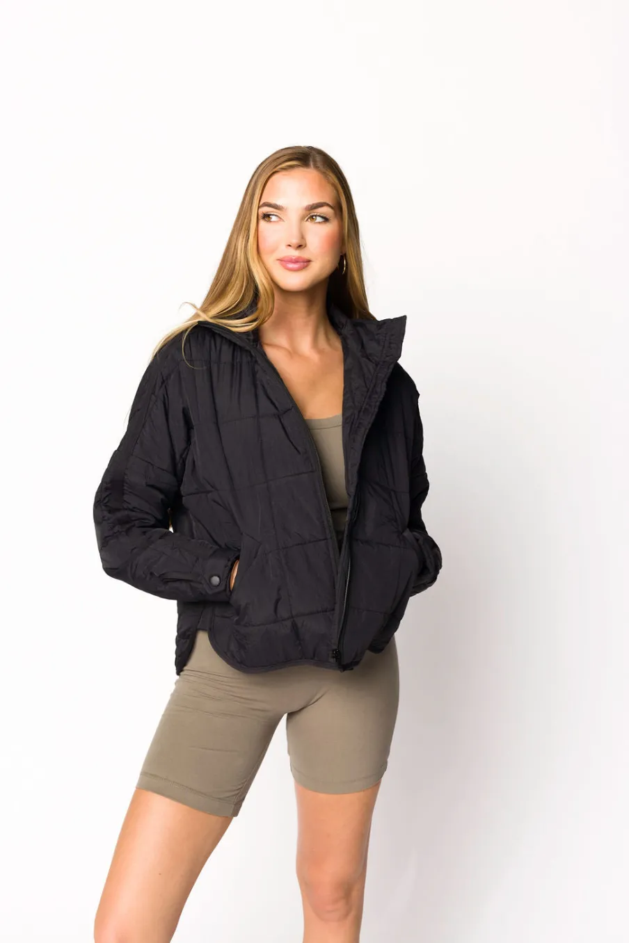 Sale Worth Collective Layla Puffer Jacket in Black