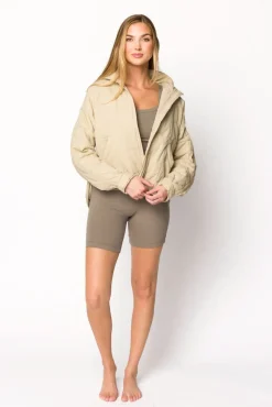 Sale Worth Collective Layla Puffer Jacket in Bone