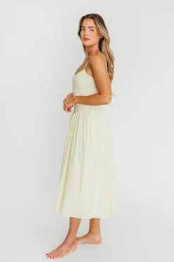 Best Worth Collective Lucy Midi Dress in Yellow