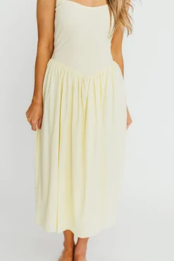 Best Worth Collective Lucy Midi Dress in Yellow