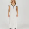 Best Worth Collective Marilyn Knit Maxi Dress in Off-White