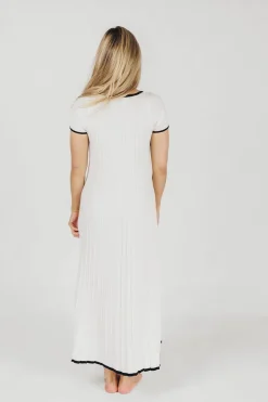 Best Worth Collective Marilyn Knit Maxi Dress in Off-White