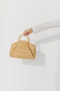 Online Worth Collective Matilda Fold Bag in Straw