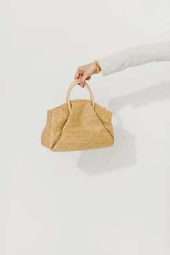 Online Worth Collective Matilda Fold Bag in Straw