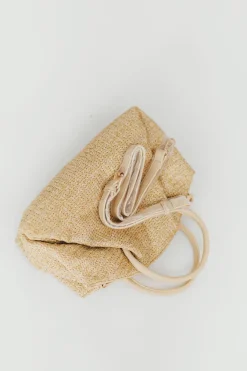 Online Worth Collective Matilda Fold Bag in Straw