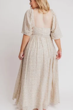 New Worth Collective Mona 'Love Story' Maxi Dress - Bump Friendly and Inclusive Sizing (S-3