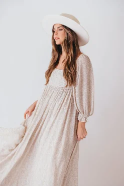 New Worth Collective Mona 'Love Story' Maxi Dress - Bump Friendly and Inclusive Sizing (S-3