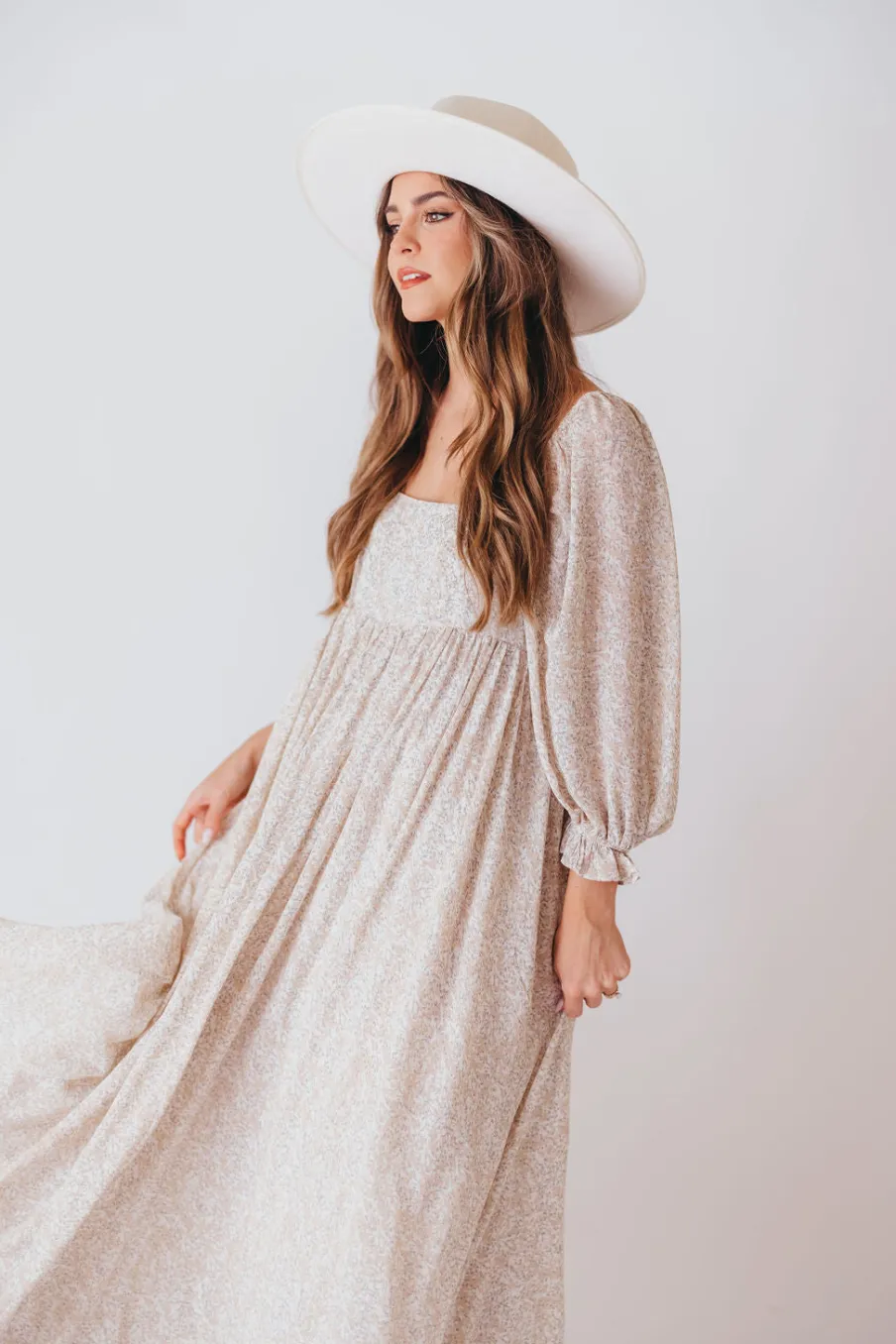New Worth Collective Mona 'Love Story' Maxi Dress - Bump Friendly and Inclusive Sizing (S-3