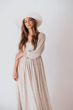 New Worth Collective Mona 'Love Story' Maxi Dress - Bump Friendly and Inclusive Sizing (S-3