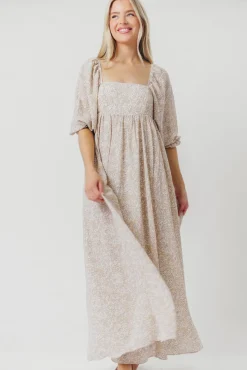 New Worth Collective Mona 'Love Story' Maxi Dress - Bump Friendly and Inclusive Sizing (S-3