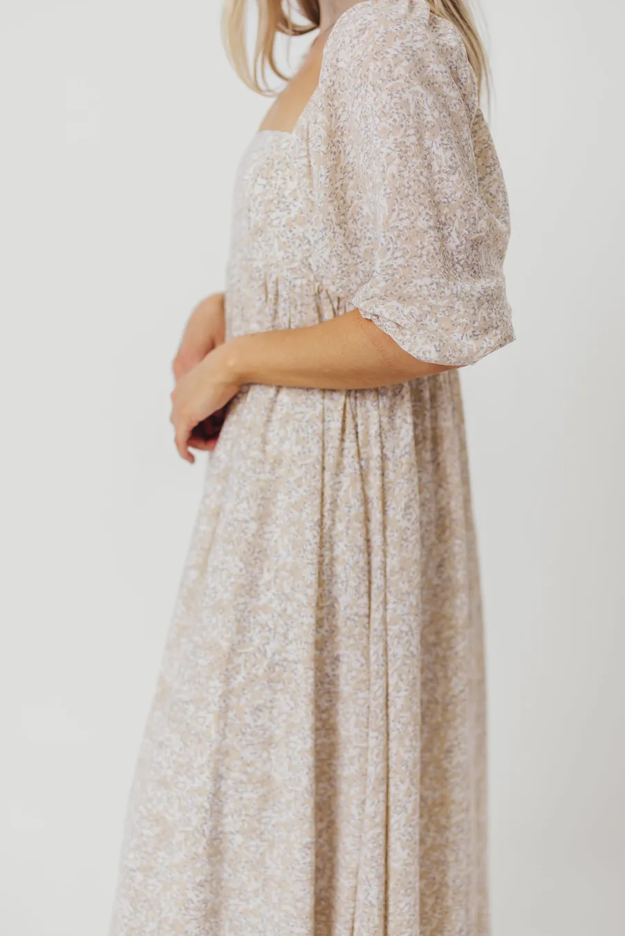 New Worth Collective Mona 'Love Story' Maxi Dress - Bump Friendly and Inclusive Sizing (S-3