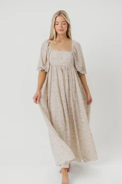 New Worth Collective Mona 'Love Story' Maxi Dress - Bump Friendly and Inclusive Sizing (S-3