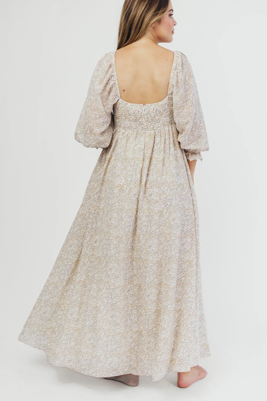 New Worth Collective Mona 'Love Story' Maxi Dress - Bump Friendly and Inclusive Sizing (S-3