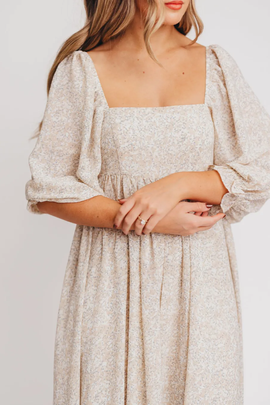 New Worth Collective Mona 'Love Story' Maxi Dress - Bump Friendly and Inclusive Sizing (S-3