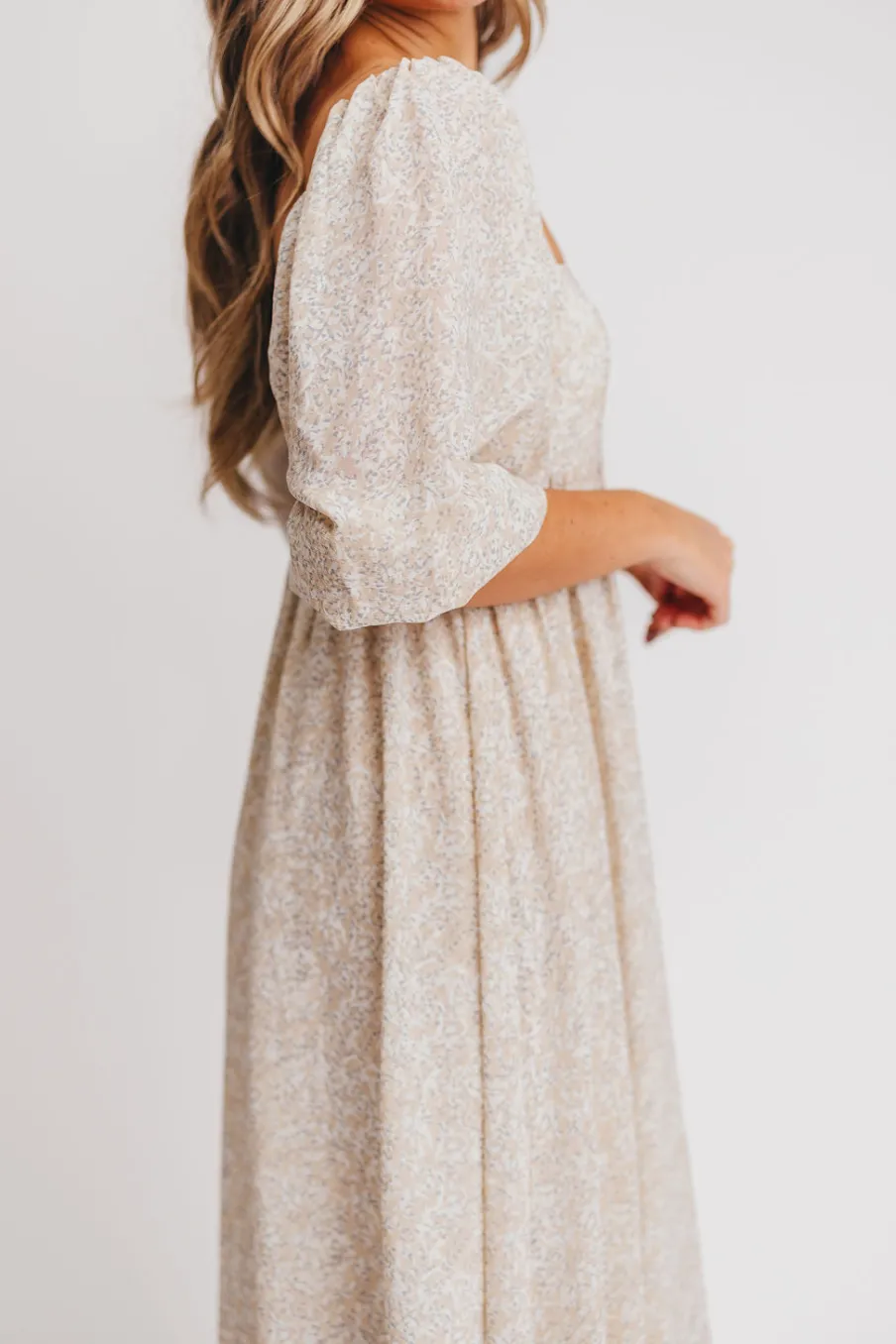 New Worth Collective Mona 'Love Story' Maxi Dress - Bump Friendly and Inclusive Sizing (S-3