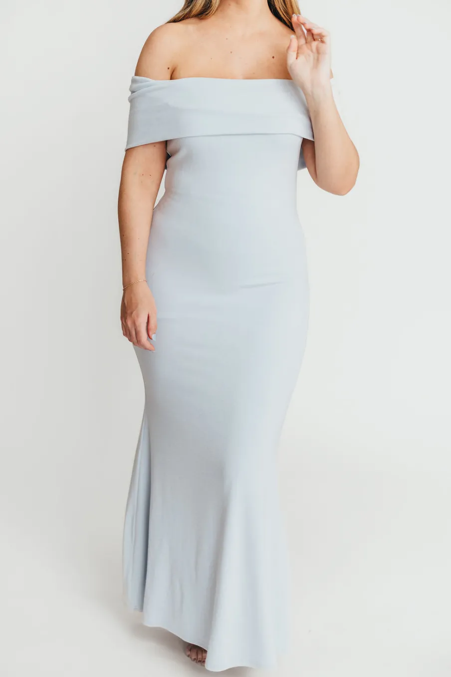 Sale Worth Collective Monroe Maxi Dress in Blue- Bump Friendly *PRE-ORDER*