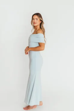 Sale Worth Collective Monroe Maxi Dress in Blue- Bump Friendly *PRE-ORDER*