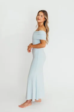 Sale Worth Collective Monroe Maxi Dress in Blue- Bump Friendly *PRE-ORDER*