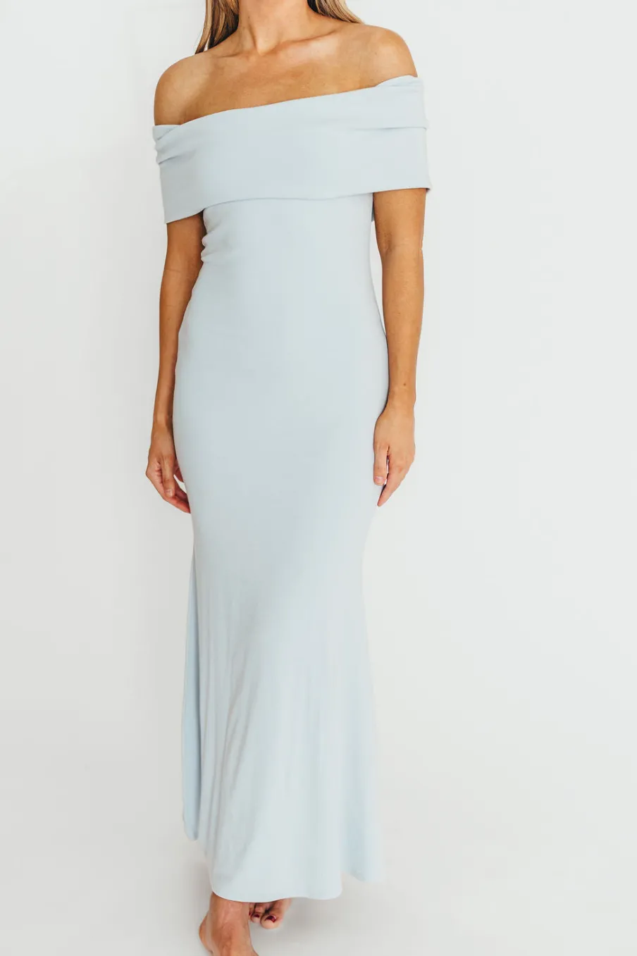 Sale Worth Collective Monroe Maxi Dress in Blue- Bump Friendly *PRE-ORDER*