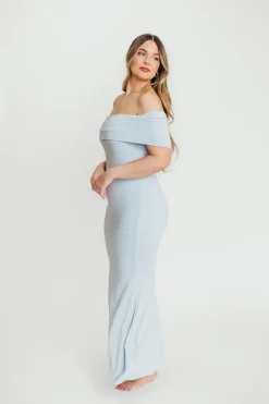 Sale Worth Collective Monroe Maxi Dress in Blue- Bump Friendly *PRE-ORDER*