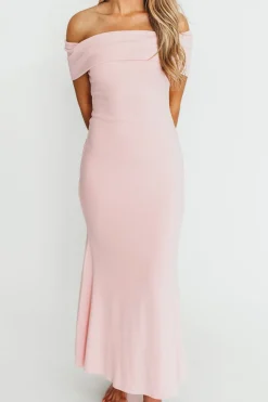Clearance Worth Collective Monroe Maxi Dress in Dusty Pink - Bump Friendly *PRE-ORDER*