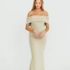 New Worth Collective Monroe Maxi Dress in Sage - Bump Friendly
