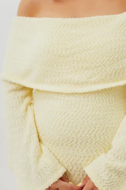 Outlet Worth Collective Nora Knit Maxi Dress in Butter Yellow- Bump Friendly