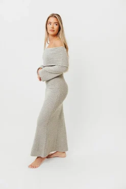 Outlet Worth Collective Nora Knit Maxi Dress in Dusty Sage - Bump Friendly *PRE-ORDER*