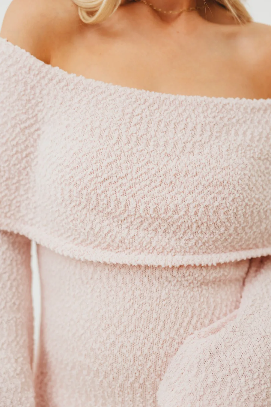 Fashion Worth Collective Nora Knit Maxi Dress in Dusty Pink- Bump Friendly