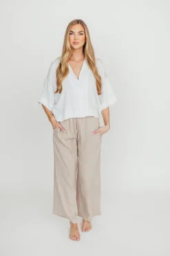 Outlet Worth Collective Nora Pants in Khaki