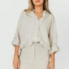 Sale Worth Collective Peyton Button Down Shirt in Linen
