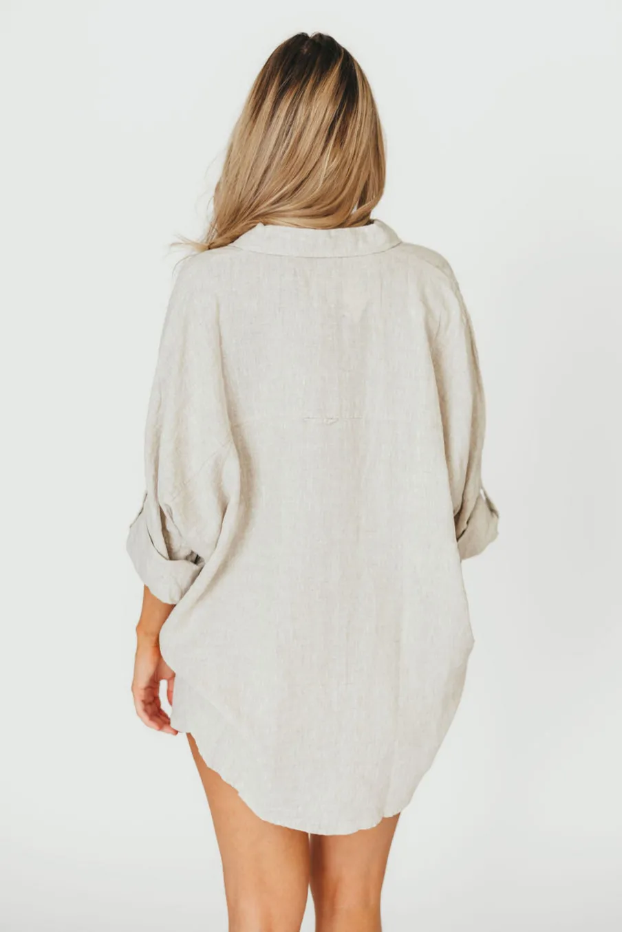 Sale Worth Collective Peyton Button Down Shirt in Linen