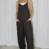 Discount Worth Collective Raelynn Jumpsuit in Washed Black