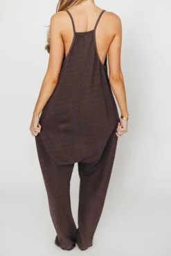 Discount Worth Collective Raelynn Jumpsuit in Washed Black