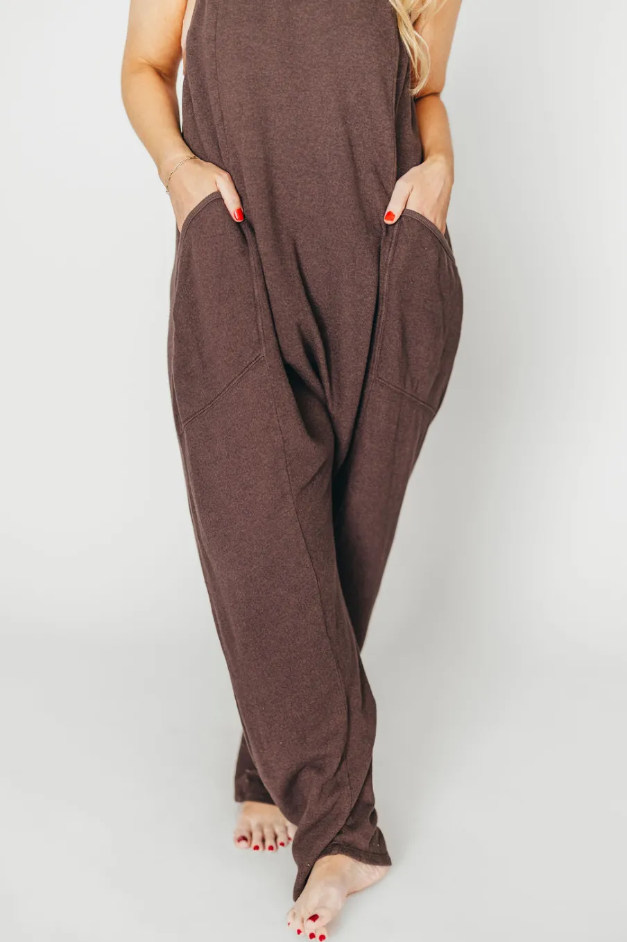 Discount Worth Collective Raelynn Jumpsuit in Washed Black