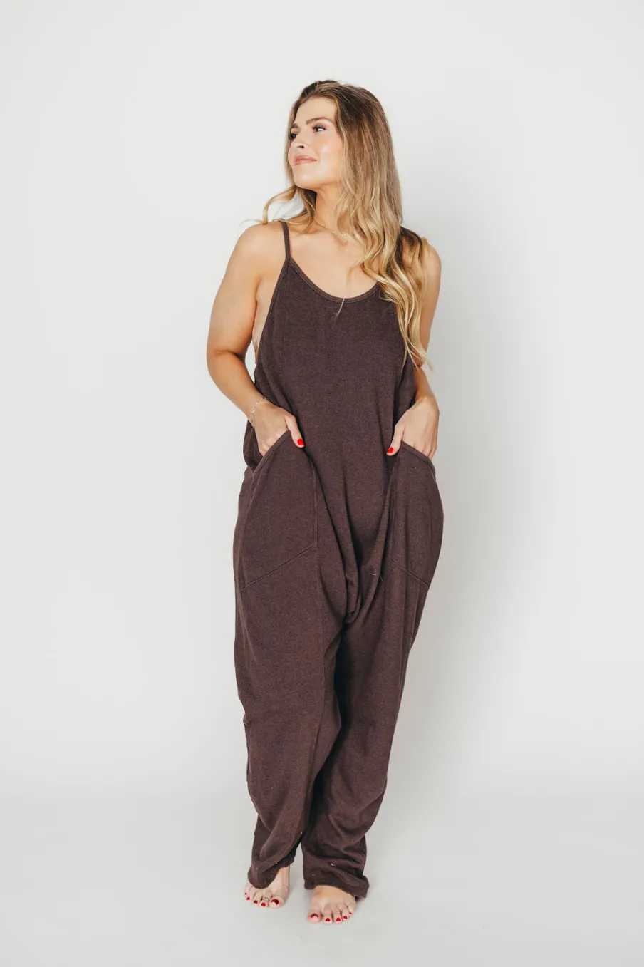 Discount Worth Collective Raelynn Jumpsuit in Washed Black
